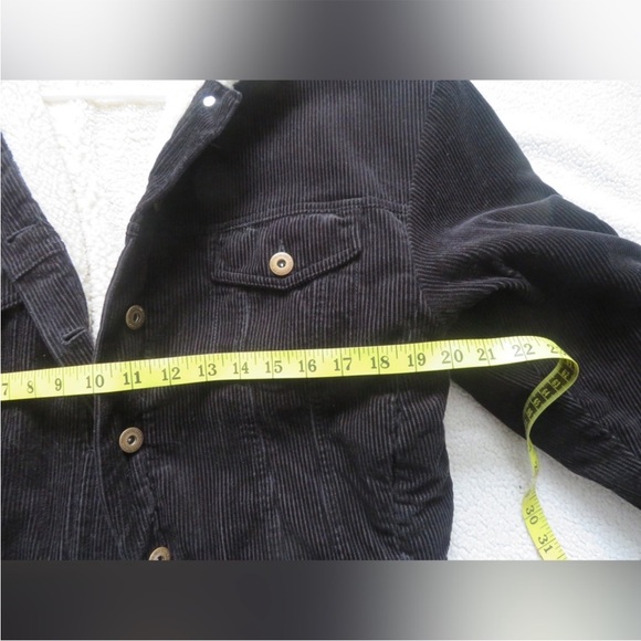 COTTON ON Sherpa Corduroy Black & White Chunky Fall Winter Jacket 8 - Picture 7 of 8